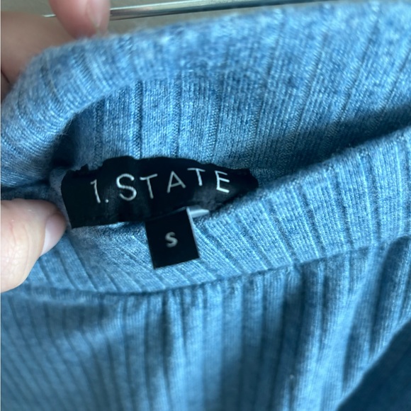 NWOT 1. STATE Rib Knit Side Slit Midi Pencil Skirt - Picture 4 of 4